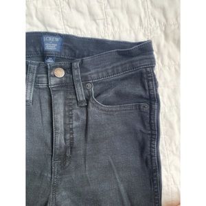 J Crew Black High Rise Jeans